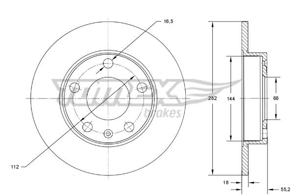 TOMEX Brakes TX 72-26...